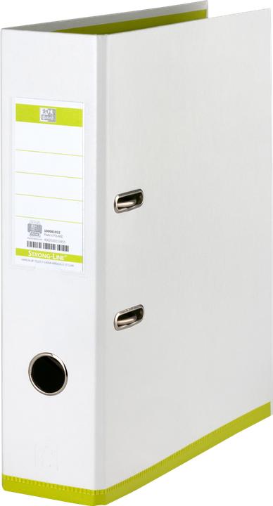 Produktbild Elba Ordner myColour, Rückenbreite: 80 mm, weiss-hellgrün DIN A4, Einband aussen (A4, 80 mm, 1 Stück)