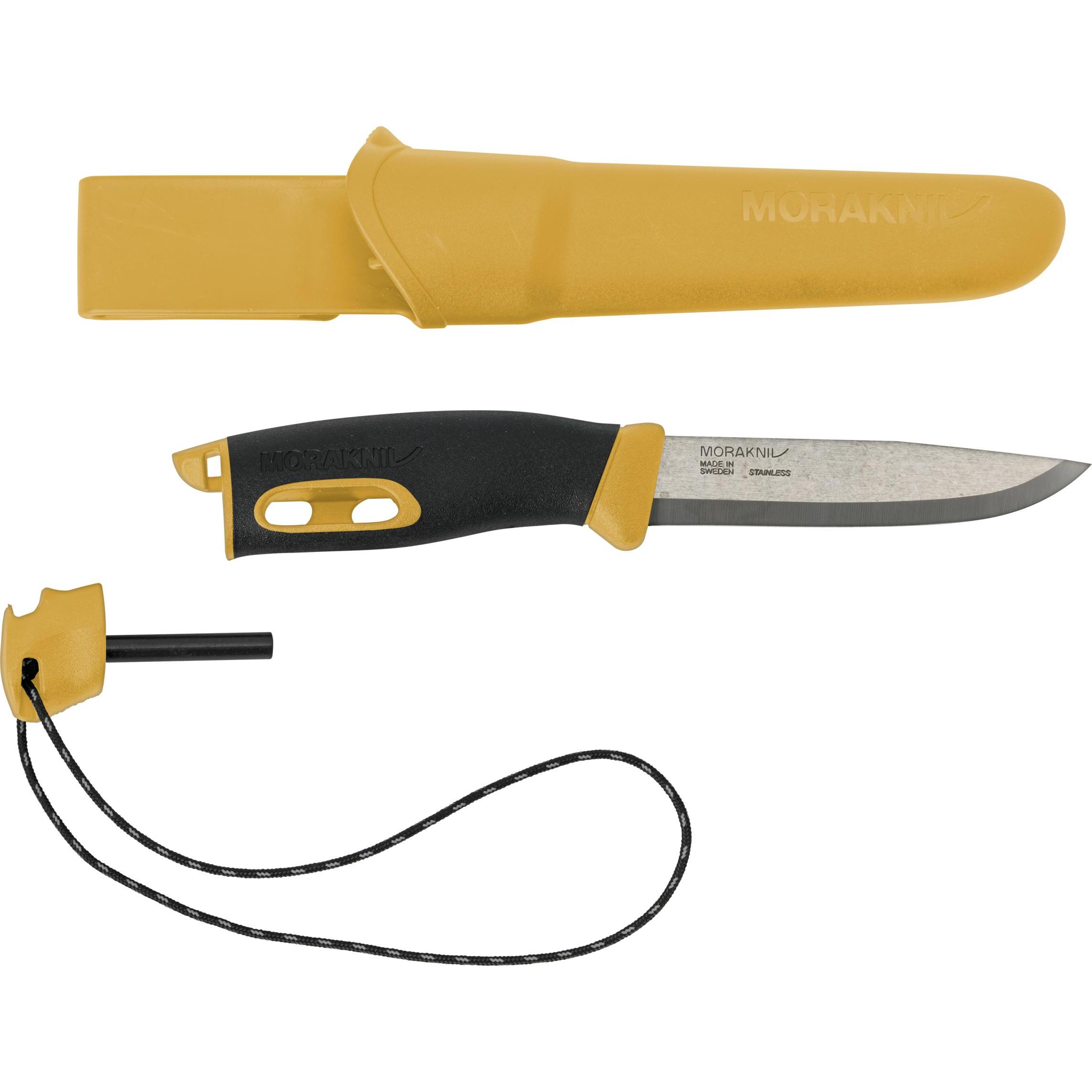 Morakniv, Mehrzweckmesser, Survival Knife Companion Spark (S) Gelb (10.40 cm)
