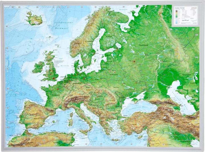 Produktbild Reliefkarte Europa klein 1 : 16 000 000