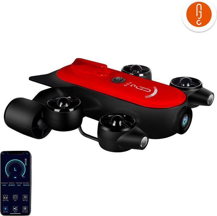 Image du produit Geneinno Underwater Drone T1-Pro 150m Red (APP) (12 Mpx)