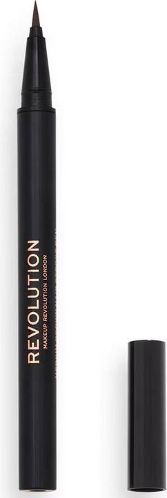 Makeup Revolution Medium Brown Hair Stroke Brow Pen - Crayon à sourcils 0.5 ml - 0.0ml (Brun moyen, Medium Brown)