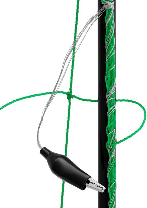 Produktbild Wiesenfield Mobiler Hühnerzaun Geflügelzaun Geflügelnetz Hühnernetz 15 m 125 cm mit Strom
