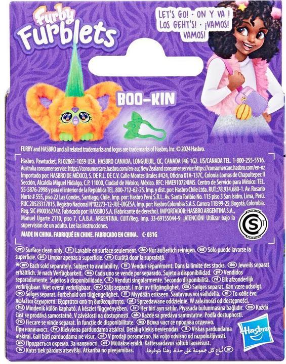 Actual product image Furby Fur Furblet Boo Kin (12.70 cm)