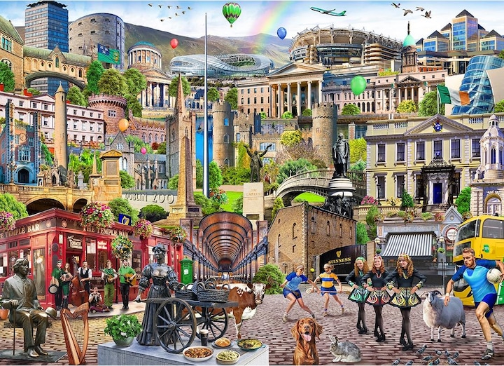 Produktbild Gibsons Puzzle 1000 pieces Dublin Calling (1000 Teile)