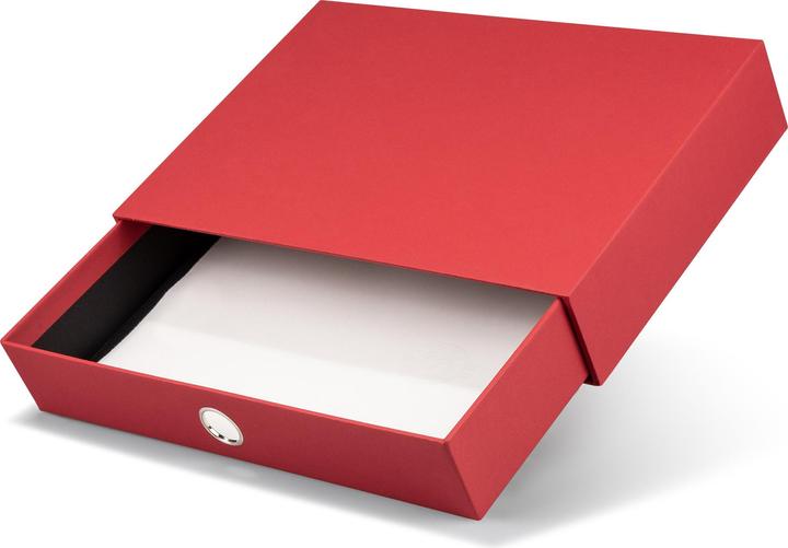 Actual product image Magni 1524452360 - S.O.H.O. Drawer box for DIN A4, with grip hole, red, 343 x 250 x 65 mm, 1 pc. (A4)