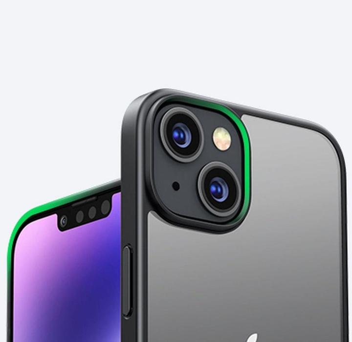 Actual product image Ugreen LP633 Kickstand Protective Case Hard Cover with Gel Frame and Built-in Stand for iPhone 14 (9 (Apple iPhone 14)