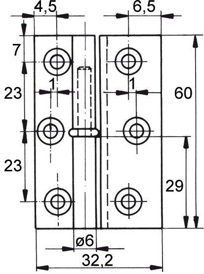 Produktbild FS Möbelbänder, Rollendurchmesser 6 mm (1 Stk.)