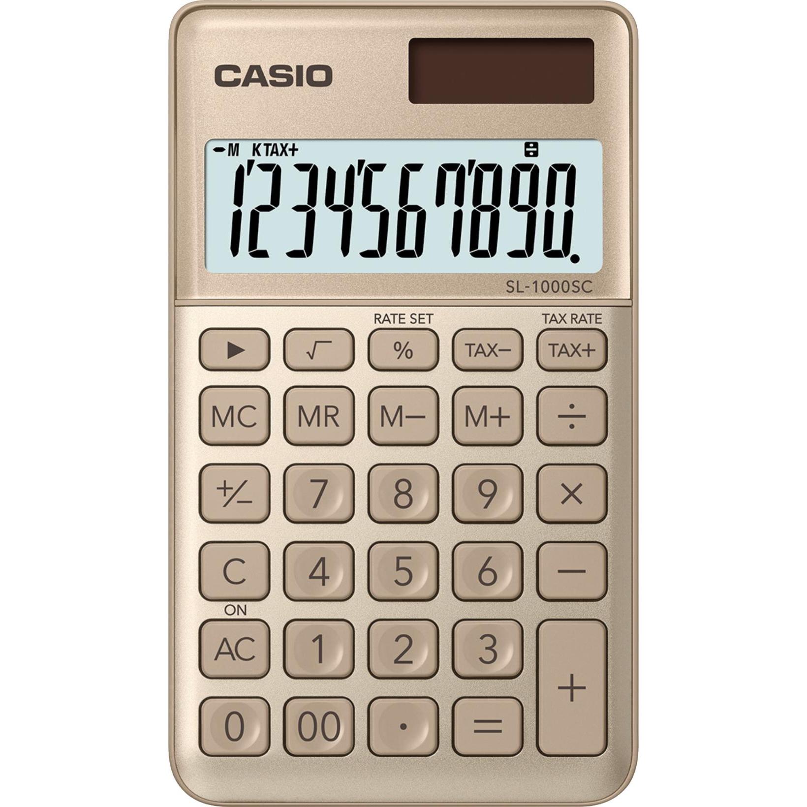 Thumbnail - Casio, Taschenrechner, Sl-1000sc (Batterien, Solarzellen)
