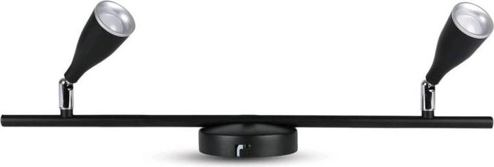 Image du produit V-TAC VT810 2 x 45W LED Lampe murale blanc chaud noir (680 lm)