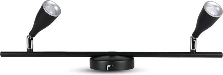 Actual product image V-TAC VT810 2 x 45W LED Wall Lamp Warm White Black (680 lm)