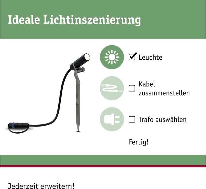 Immagine prodotto Paulmann Outdoor Plug & Shine Plantini set supplementare (200 lm, IP65)