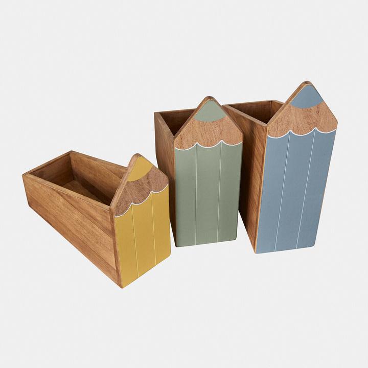 Produktbild Loberon Organizer 3er Set Sønvik braun