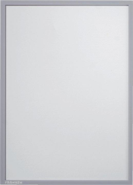 Produktbild Franken Magnet-Tasche FRAME IT X-tra!Line, DIN A3, grau Dokumentenhalter, transparent, magnetisch, Hartfolie (A3, 1x)