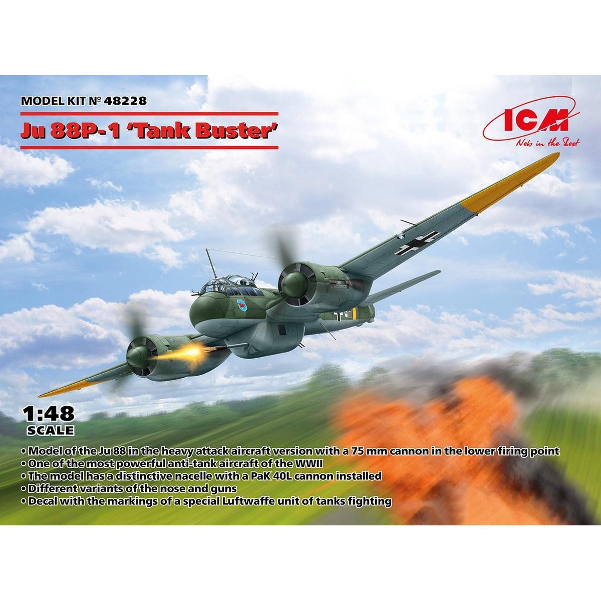 ICM Ju 88P-1 Tank Buster (48228)