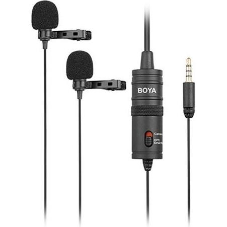 Boya BY-M1DM Dual Lavalier, Mikrofon
