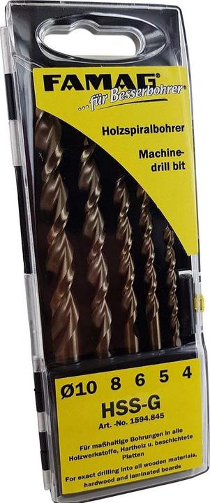 Actual product image Famag Twist drill sets (10 mm, 4, 5, 6, 8)