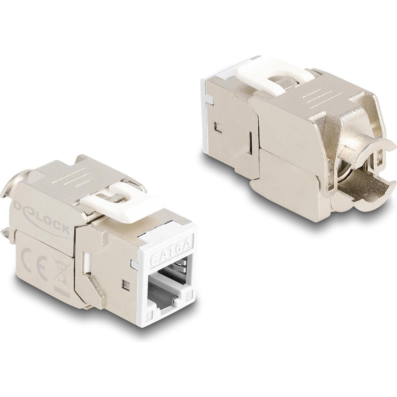 Thumbnail - Delock Keystone Modul RJ45 Buchse zu LSA Cat.6A werkzeugfrei (Keystone Modul), Netzwerk Zubehör