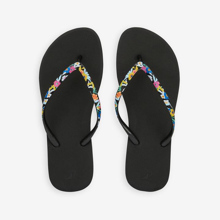 Actual product image Olaian Thong sandals ladies 500 Little Azae black (39, 40)