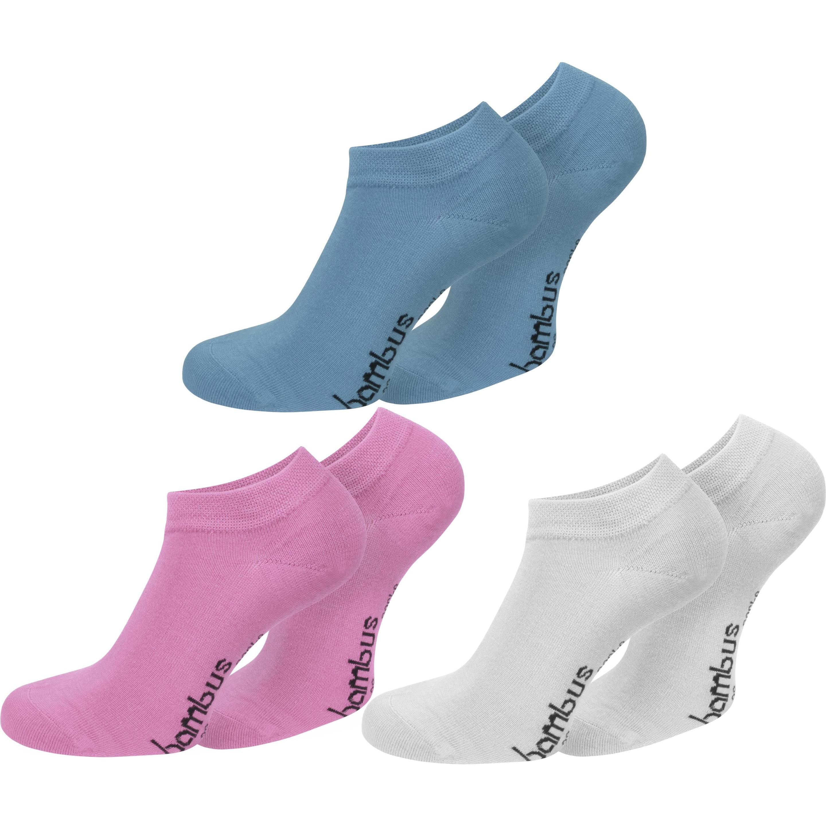 Normani, Herren, Socken, 6 Paar Bambus-Gesundheitssocken Sneakers, Blau, (6er Pack, 39 - 42)