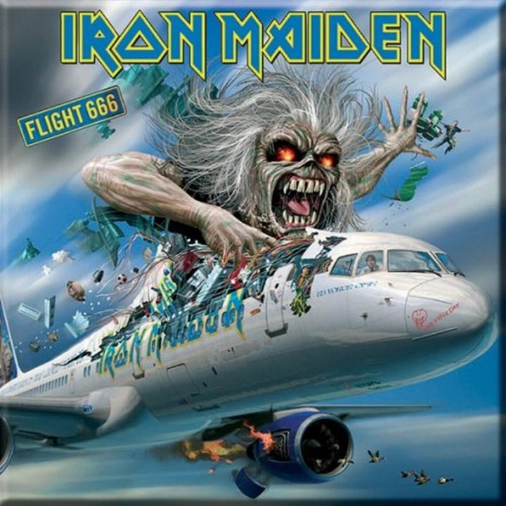 Iron Maiden Flight 666 Magneti da Frigo (1x)