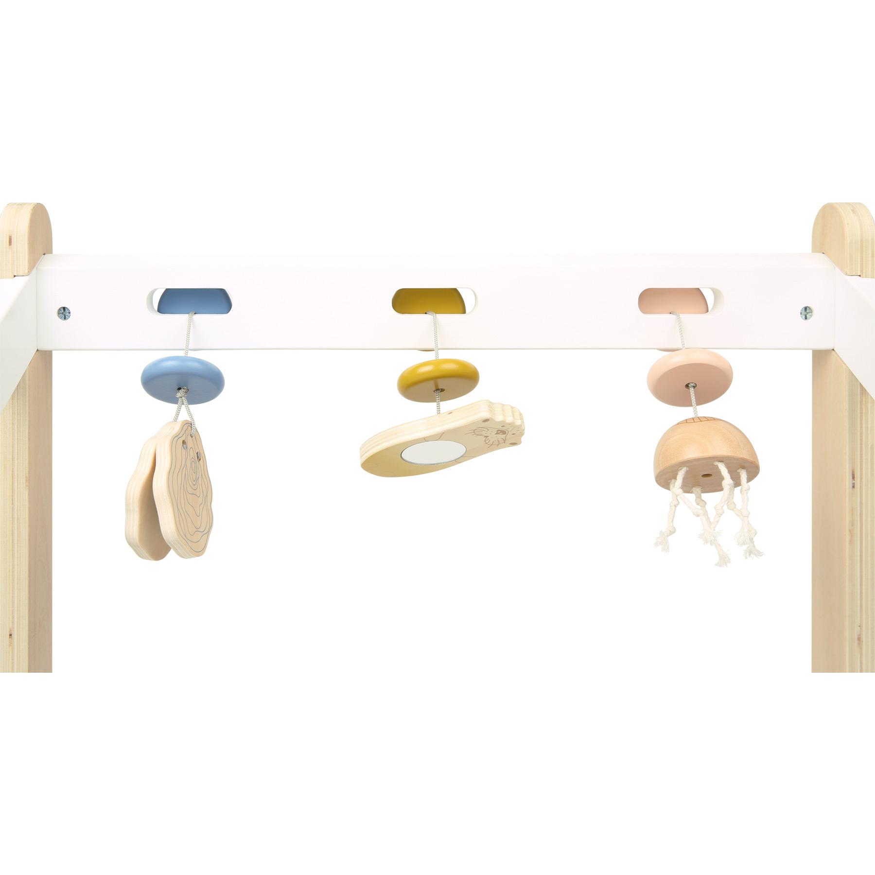 Thumbnail - small foot, Krabbeldecke + Spielbogen, Baby-Fitnessstudio aus Holz Seacoast