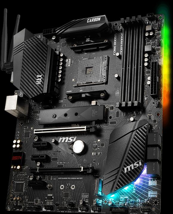 Immagine prodotto MSI B450 Gaming Pro Carbon Max Wifi (AM4, AMD B450, ATX)