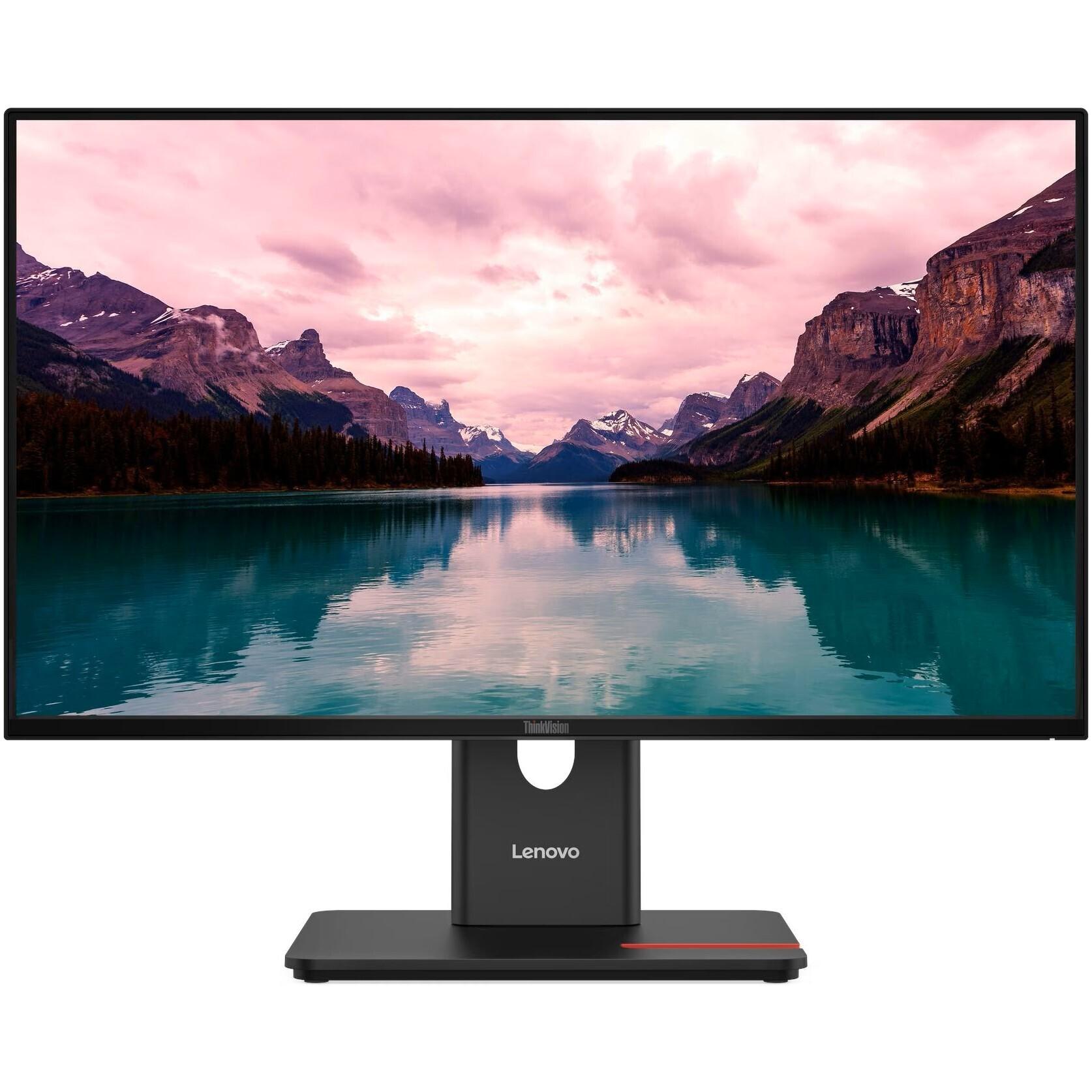 Lenovo ThinkVision T24-40 (1920 x 1080 Pixel, 23.80"), Monitor, Schwarz