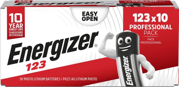 Energizer 123 Lithium-Fotobatterie 10 Stück (10 Pcs., RCR123A)