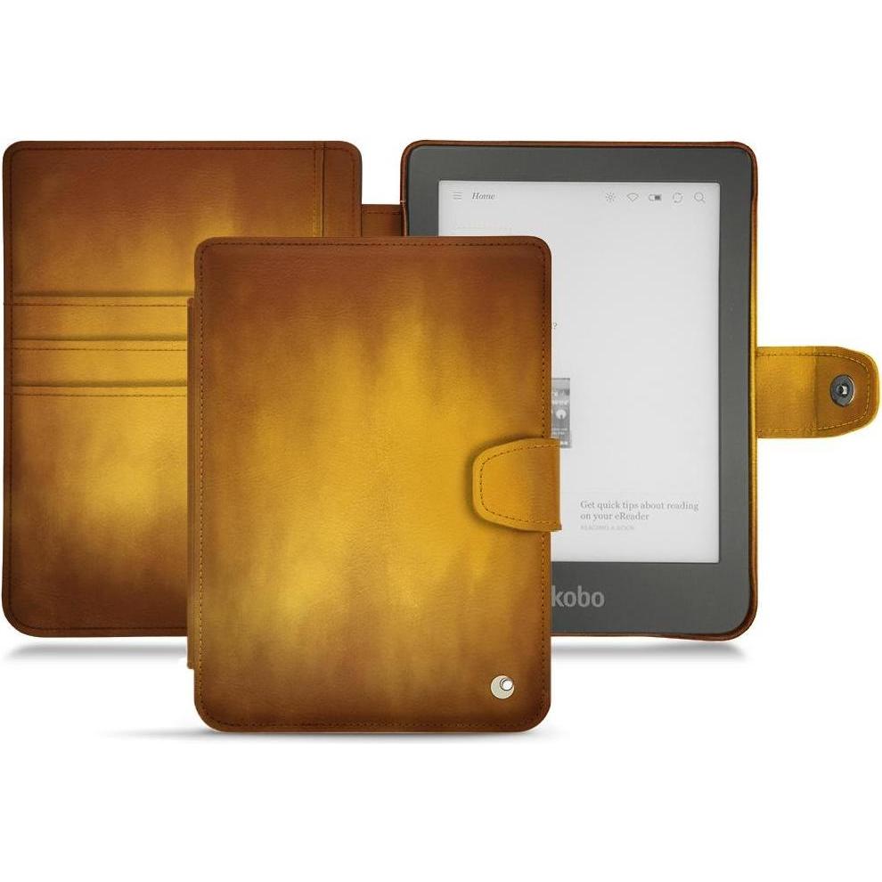 Noreve Lederschutzhülle Wallet (Clara HD), Tablet Hülle, Gold