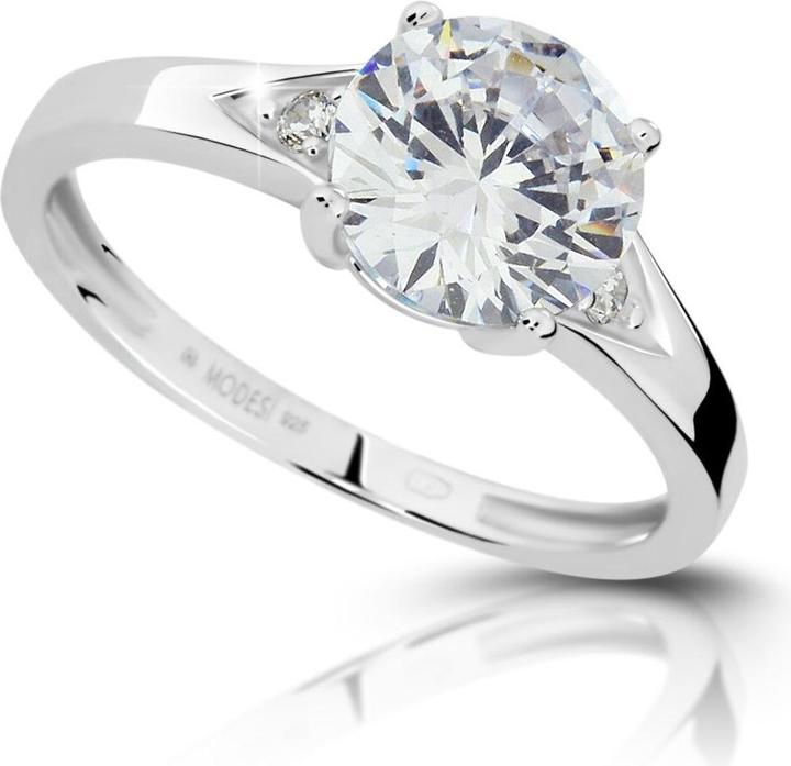 Immagine prodotto Modesi Anello di fidanzamento in argento JA17247CZ - Circuito: 60 mm (60, 925 Argento)