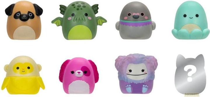 Actual product image Jazwares Squishalongs - 2.5 cm 8 Pack S2 - Style 1