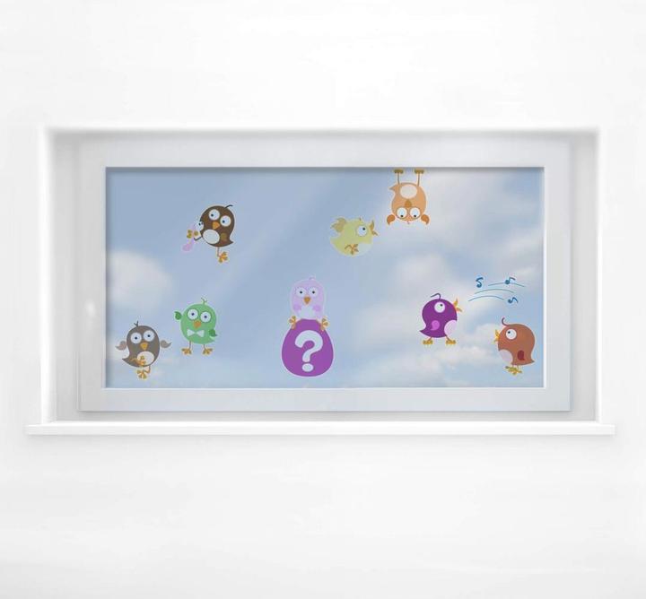 Actual product image Trenddeko Crazy birds set (80 x 92 cm)