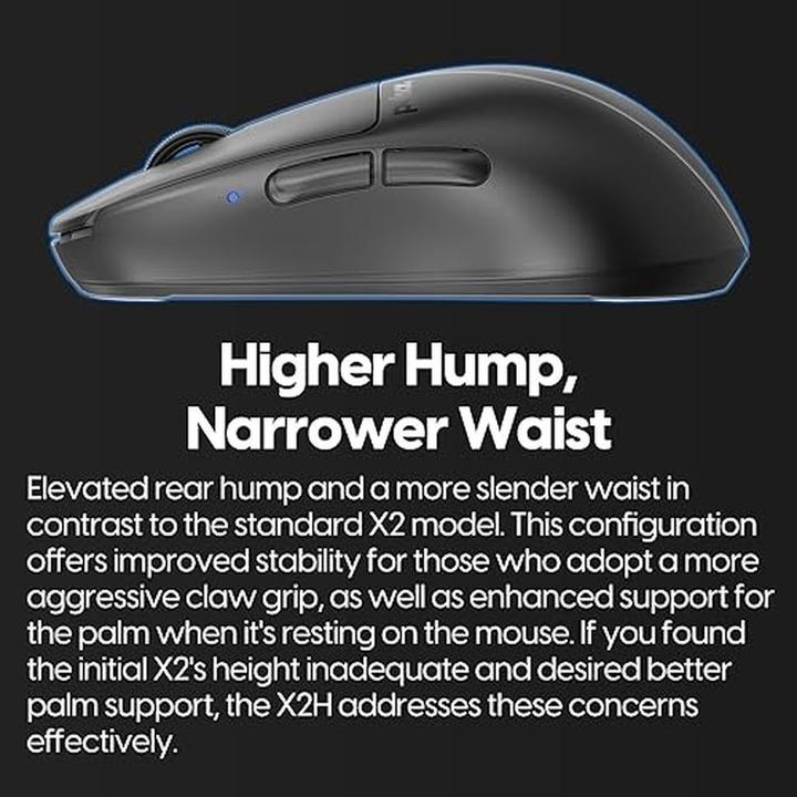 Actual product image Pulsar Gaming Gears X2H Mini Black - Muis (Wireless, Cable)