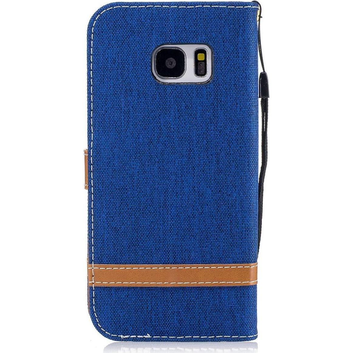 Thumbnail - König Design Hülle Handy Schutz für Samsung Galaxy S7 Edge Case Cover Tasche Wallet Etui Neu (Samsung Galaxy S7 Edge), S...