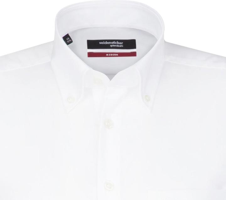 Immagine prodotto Seidensticker Camicia Modern Fit Button-down non stirata bianca (38)