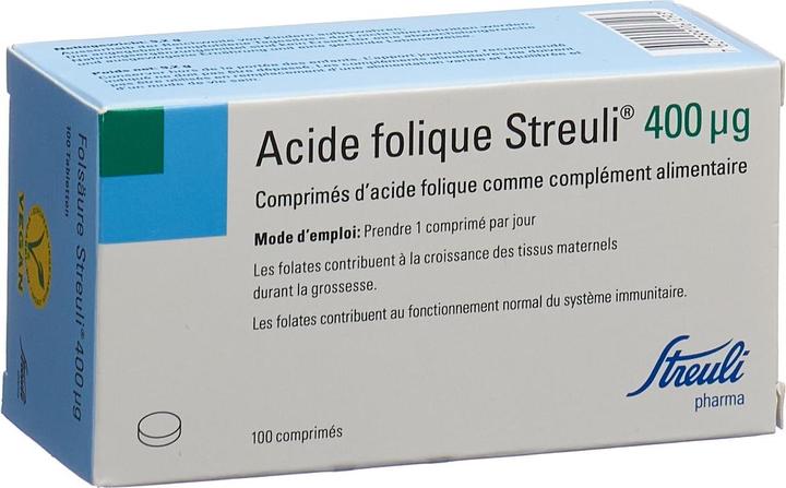 Immagine prodotto Streuli Pharma Acido folico (1 Pezzo/i, Pillole, 30 g)