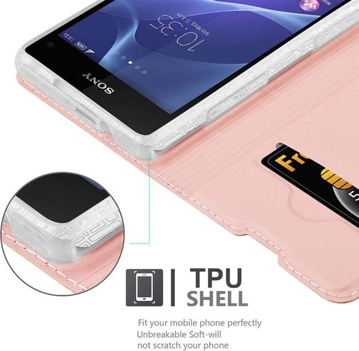 Produktbild Cadorabo Book Classy Style Cover (Sony Xperia Z1 Compact)