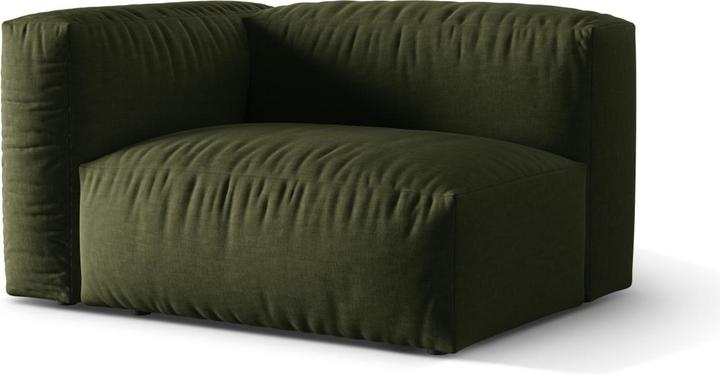 Image du produit Micadoni Chauffeuse Gauche, "Martina", 1 Place, 121x106x75 Fabriqué en Europe (Canapé modulaire, 1 place)