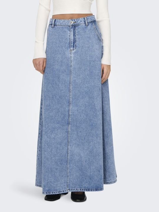 Produktbild Only Mittlere Taille Langer Rock Jeansrock (XS)