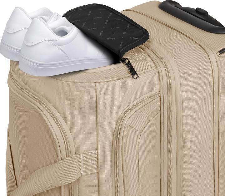 Produktbild Redolz Duffle Essentials 2 Rollen Reisetasche 55 cm mit Dehnfalte (43 l)