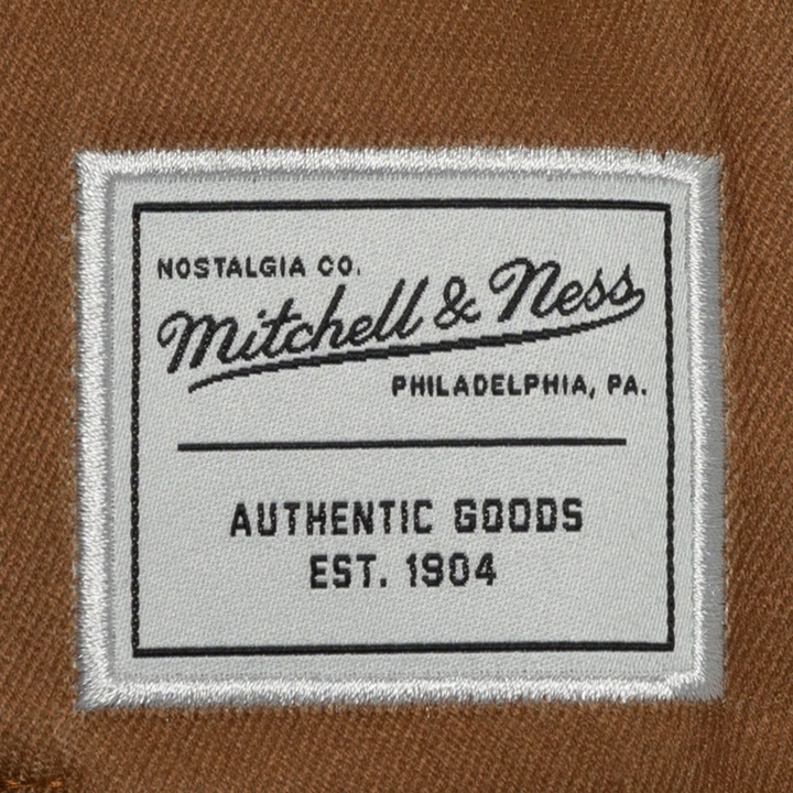Produktbild Mitchell & Ness Snapback Stretch Cap - Brand Logo tan (One Size)