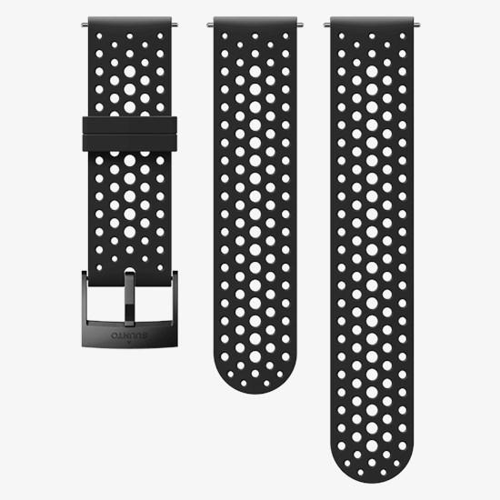 Thumbnail - Suunto Athletic 1 (24 mm, Silikon, Spartan Sport, Suunto 7, Suunto D5, Suunto 9, Suunto 9 BARO), Uhrenarmband, Schwarz