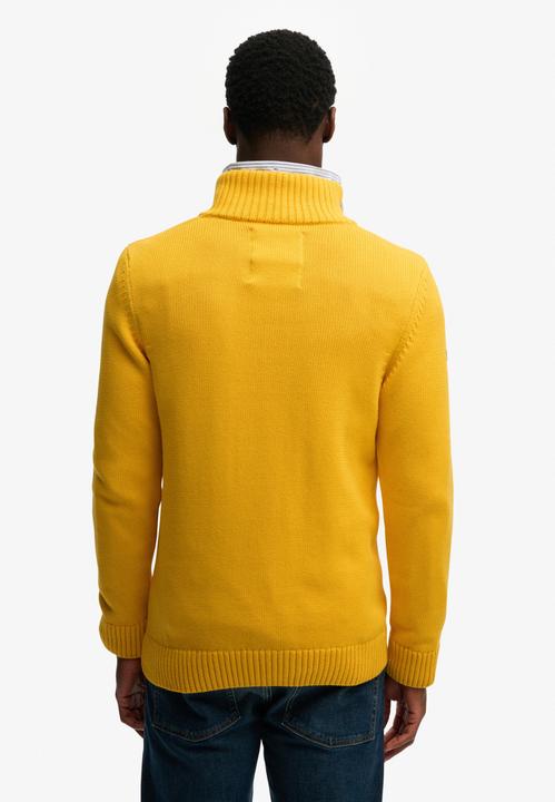 Produktbild Superdry Pullover mit Stehkragen aus Strick und Baumwolle (M)
