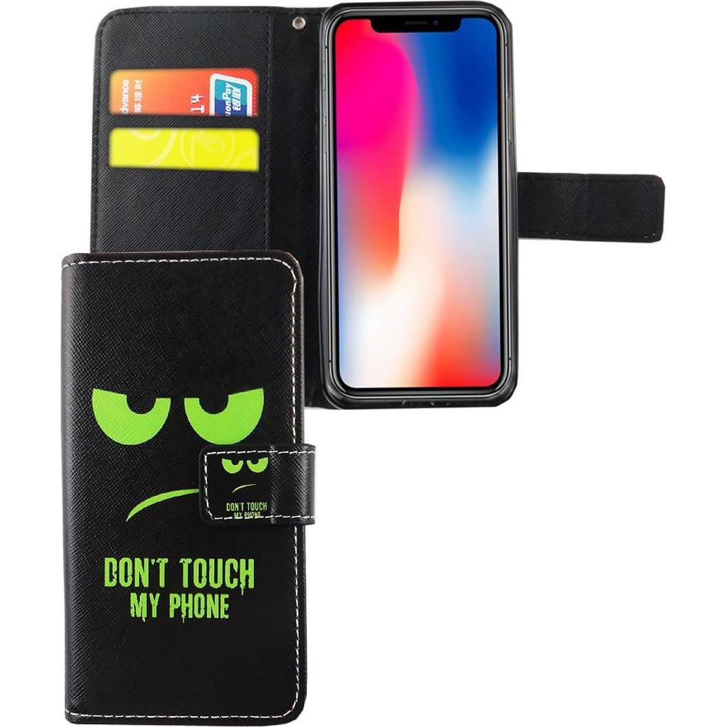 Thumbnail - König Design Hülle Handy Schutz für Apple iPhone X Case Cover Tasche Wallet Etui Handyhülle (Apple iPhone X), Smartphone...
