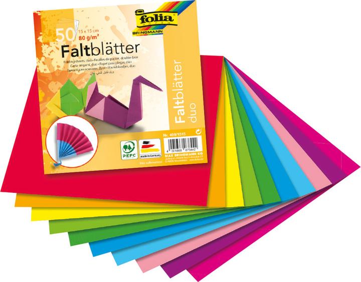 Produktbild Folia Faltblätter Duo (80 g/m², 50 x)