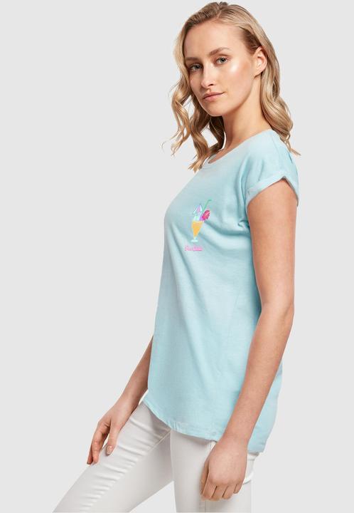 Produktbild Merchcode Ladies Pina Colada Extended Shoulder Tee - 113663 (S)