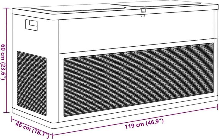 Actual product image vidaXL Siana