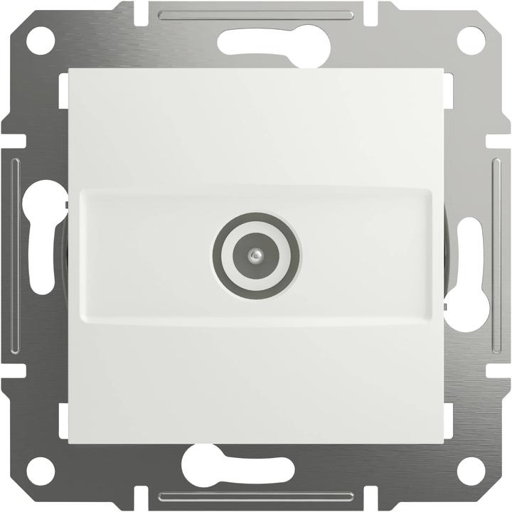 Produktbild Schneider Electric TV-Durchgangsdose Asfora Weiss (RAL 9003) EPH3270321D