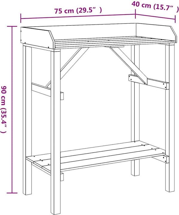 Image du produit vidaXL Pflanzenständer
