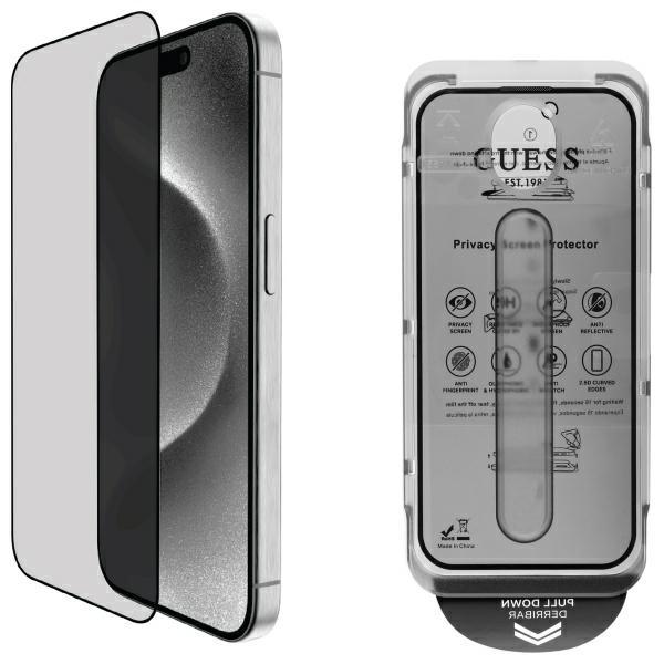Thumbnail - Guess SzkÅo hartowane prywatyzujÄ ce Screen Protector Privacy 2.5D Outline na iPhone 16 Pro Max (1 Stück, Apple iPhone 1...